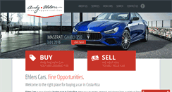 Desktop Screenshot of ehlerscars.com