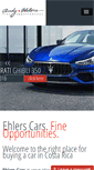 Mobile Screenshot of ehlerscars.com
